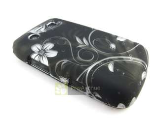 BLK FLOWERS Hard Case Cover Blackberry Bold 9700 9780  