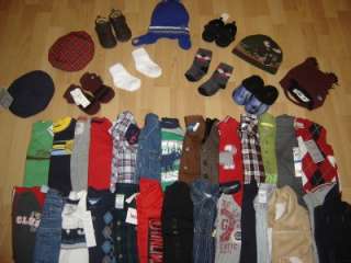 50 USED BABY BOY 6 9 & 12 MONTHS WINTER/SPRING CLOTHES  