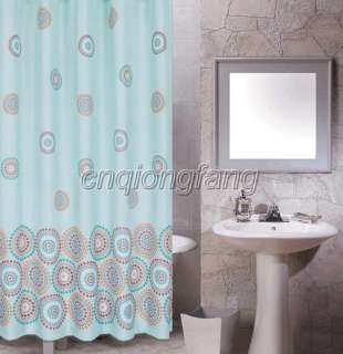 Colorful Dots Picture Bathroom Fabric Shower Curtain / Rideau de 