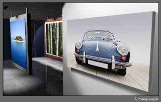 Leinwand Bild Porsche Oldtimer 356 Blau Bilder Traum Autos Klassiker 