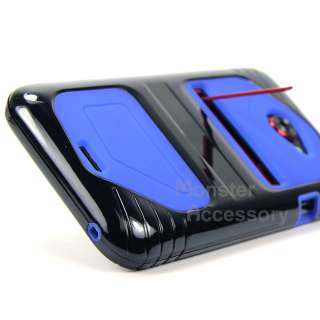   Double Layer Hard Case Gel Cover for HTC Evo 4G LTE One Sprint  