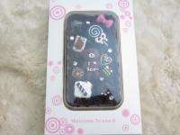   Candy Bear Cake Bling Case for iPhone 4 4S Black or White  D  