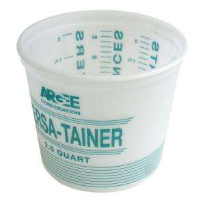 Argee 2.5 qt. Versa Tainer Plastic Bucket RG518 