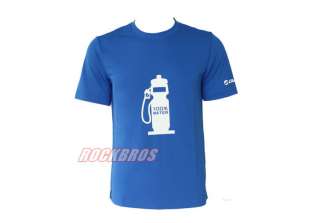   GIANT Mens Leisure Cycling Short Jersey Cycling Culture T Shirt Blue