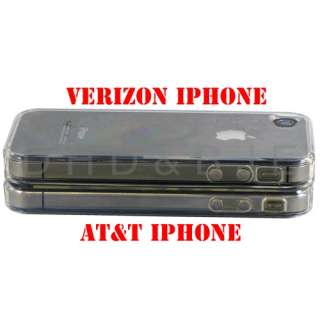 New Clear TPU Case Cover Skin for Verizon iPhone 4 4G