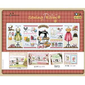 CROSS STITCH Leaflet Patterns Sewing Room(g 30)  