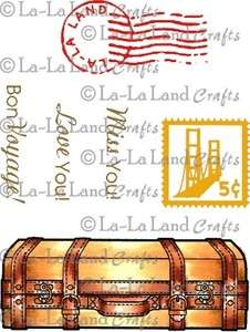   SET La La Land Crafts Marci & Luka Mounted Cling Rubber Stamp Stamping