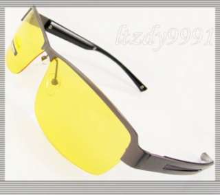 Gun Polarized Aviator Night Vision Driving Glasses Reduce Glare PP3312 