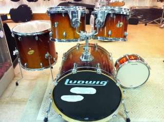 NEW Ludwig Accent CS Custom Power 5 PieceShell pack with sparkle 