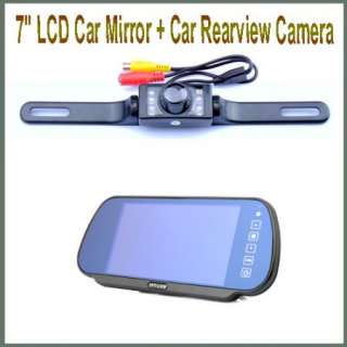 LCD Car Mirror Monitor + Vehicle Car Rearview Camera  