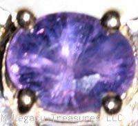 rare color change sapphire 10K gold ring purple rose red blue  