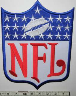 NFL FOOTBALL LOGO SHIELD 11 IRON ON JERSEY PATCH  
