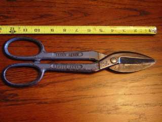 WISS A 9 DROP FORGED STEEL TIN SNIPS CUTTER   USED  