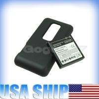 NEW 3500MAH Extended Battery + Cover CASE for Sprint HTC EVO 3D SPRINT 