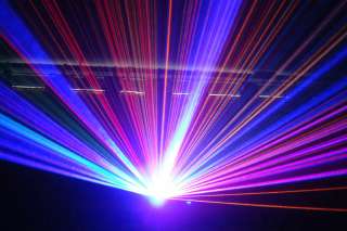 4000mW RGB DMX512 ILDA Laser w/ 40K + Pangolin QuickShow 2.0  
