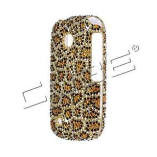 Spotted LEOPARD Rhinestone DIAMOND Bling Case for LG COSMOS TOUCH 