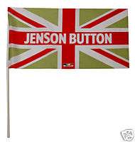 Jenson Button Union Jack Flag  