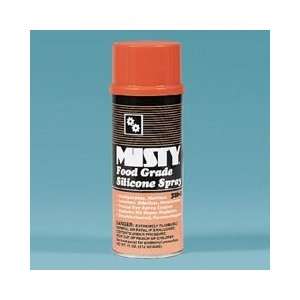 Misty Food Grade Silicone Spray, Light duty. 11 oz. aerosol can, 12 