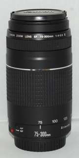Canon EF 75 300mm f/4 5.6 III Zoom Lens for Canon EOS T3i T2i 60D XS 
