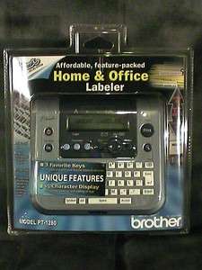 Brother P Touch PT 1280 Label Thermal Printer 012502538172  