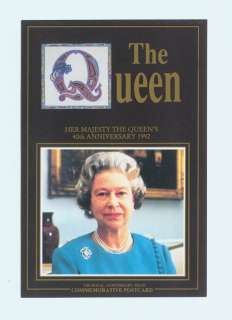 p2073   Queen Elizabeth 40th anniversary as Queen   Royalty postcard 