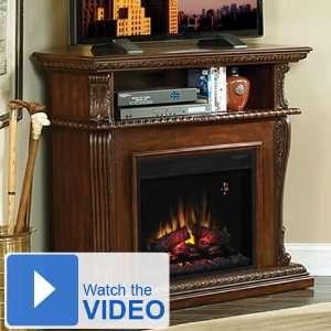  Classic Flame Corinth Media Console Electric Fireplace 