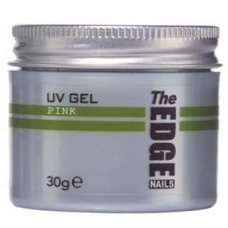 The EDGE UV Nail Gel Pink 30g self Levelling + 25 lint Free Nail Wipes 