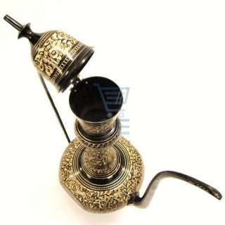 20 Aftaba Fully Hand Etched Indian Brass Arabian Jug  