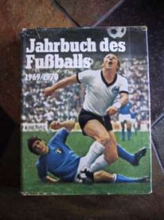 Fußballbücher von 1969/70 (mit WM 1970), 1973, WM 1974, WM 1978 in 