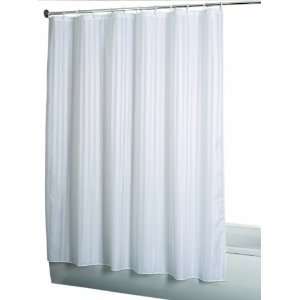  Croydex AF580822YW Woven Stripe Shower Curtain, Striped 