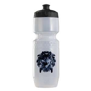    Trek Water Bottle Clear Blk Wolf Dreamcatcher 