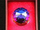 Swarovski Crystal miniature Paperweight round multi coloured boxed