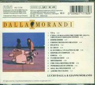 3x2 CD DALLA/MORANDI   OMONIMO RCA TIMBRO SIAE CD QUASI PERFETTO 
