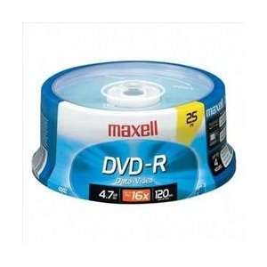  Maxell 638010 25PK DVD R 4.7GB MAXELL BRANDED Everything 