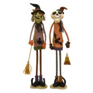  IMAX Tall Halloween Standing Witch Ghost Polyester Mdf Fun 