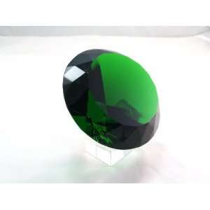  Crystal Diamond Jewel Paperweight 200 mm Emerald