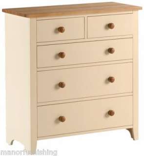 Cream Shaker Bedroom Furniture Painted Chest of Drawers  