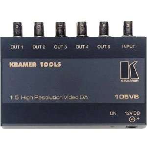  Kramer 105VB 1x5 composite BNC Electronics