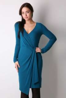 Blue Long Sleeve Wrap Dress by Paul Smith Black   Blue   Buy Dresses 