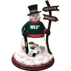  Minnesota Wild NHL Snowman Figurine