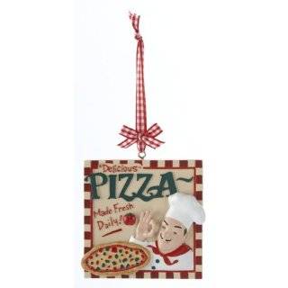  Old World Christmas Pizza Slice Ornament