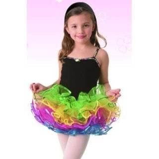 Posh Intl Kids Pink Ruffle Ballerina Dress Girls Dance Costume XS 