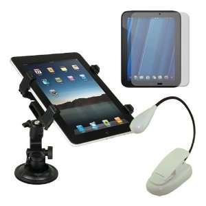   White LED Light + Car Holder for HP Touchpad 9.7 Tablet Electronics