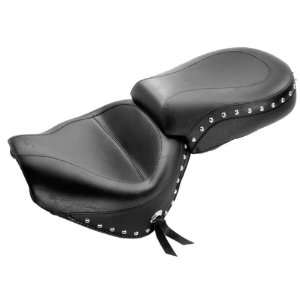  Studded Wide Touring Motorcycle Seat   Yamaha Road Star 1999 and newer