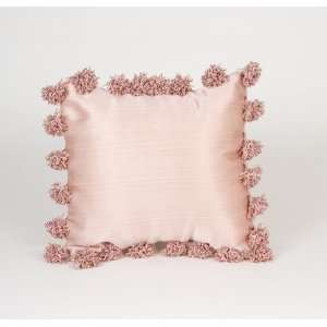  Glenna Jean Madison Pillow   Pink with Pom Poms Baby