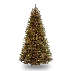  National Tree 7 1/2 Foot Prelit Artificial North Valley Spruce Tree 