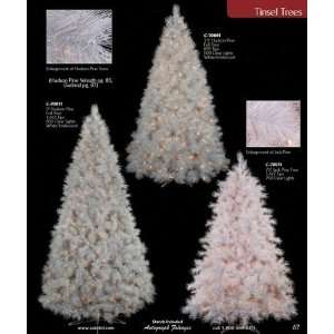   70171   7.5 Foot Jack Pine Tree   White   Clear Lights