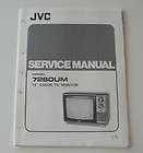 jvc 7280um 13 inch color tv monitor service manual returns