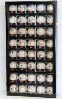 40 Arcylic Cubes Baseball Cabinet Wall Display Case UV  