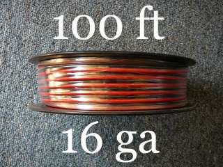 100FT 16 Gauge AWG Speaker Cable Wire for receiver AMP  